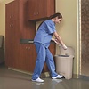 Rubbermaid 30 L Beige Polyethylene Resin Pedal Bin, Lift Lid
