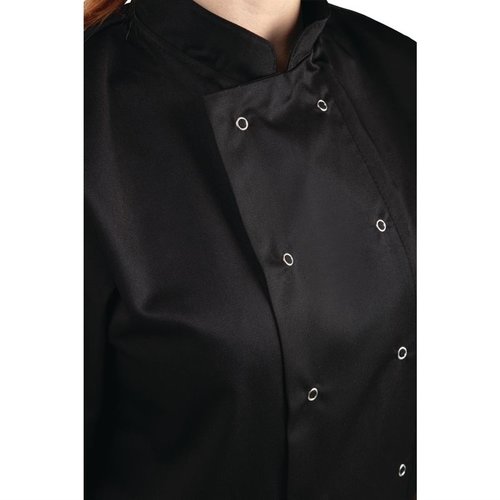 Whites Chefs Clothing Koszula kucharska czarna | rozmiar XS