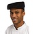 Chef Works Twill Cotton Flat Cap, Size M, Black