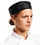 Whites Chefs Clothing Polycotton Chefs Skull Cap, Size XS, Black