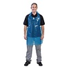 XXLselect Disposable Polythene Bib Aprons Blue (Pack of 100)