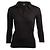 Chef Works Womens V-Neck T-Shirt Black XS