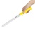 Hygiplas Ham Knife 255 mm, Colour Coded with Serrated Blade Yellow