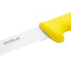 Hygiplas Ham Knife 255 mm, Colour Coded with Serrated Blade Yellow