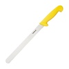 Hygiplas Ham Knife 255 mm, Colour Coded with Serrated Blade Yellow