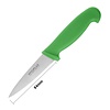 Hygiplas Knife for Peeling Vegetables 90 mm, Colour Coded Green