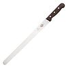 Victorinox Knife for Cold Cuts 255 mm, Wood Series with Serrated Blade Brown
