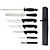 Hygiplas 7 Piece Knife Set with Chefs Knife 20 cm and Wallet