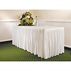 XXLselect Table Top Cream Cover & Skirting - Plissé Style XXLselect Table Top Cream Cover & Skirting - Plissé Style