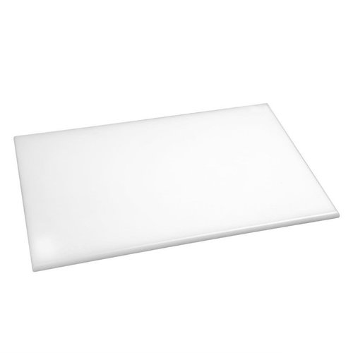 Hygiplas High Density Polyethylene Cutting Board 450 x 300 mm White Hygiplas High Density Polyethylene Cutting Board 450 x 300 mm White