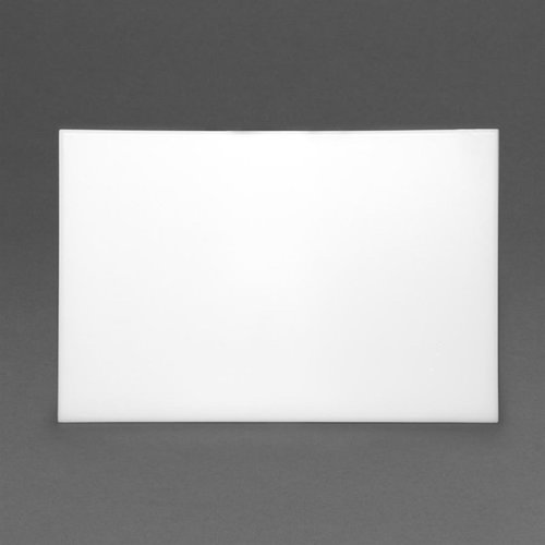 Hygiplas High Density Polyethylene Cutting Board 450 x 300 mm White Hygiplas High Density Polyethylene Cutting Board 450 x 300 mm White