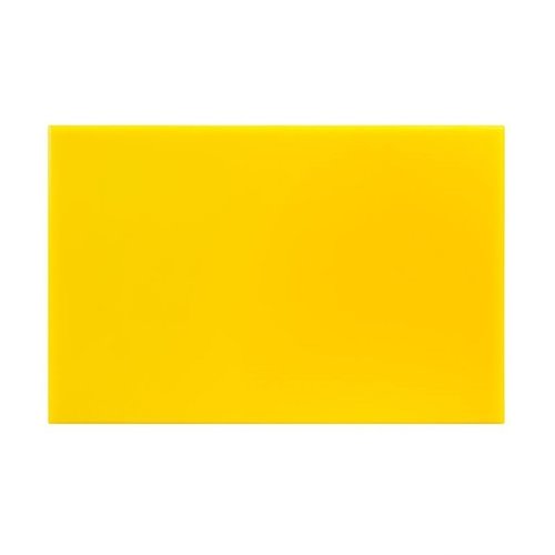 Hygiplas High Density Polyethylene Cutting Board 450 x 300 mm Yellow Hygiplas High Density Polyethylene Cutting Board 450 x 300 mm Yellow