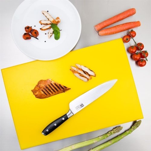 Hygiplas High Density Polyethylene Cutting Board 450 x 300 mm Yellow Hygiplas High Density Polyethylene Cutting Board 450 x 300 mm Yellow
