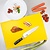 Hygiplas High Density Polyethylene Cutting Board 450 x 300 mm Yellow