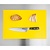 Hygiplas High Density Polyethylene Cutting Board 450 x 300 mm Yellow