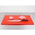 Hygiplas High Density Polyethylene Cutting Board 450 x 300 mm Red