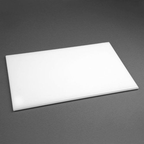 Hygiplas Anti Microbial High Density Polyethylene Cutting Board 455 x 305 mm White Hygiplas Anti Microbial High Density Polyethylene Cutting Board 455 x 305 mm White