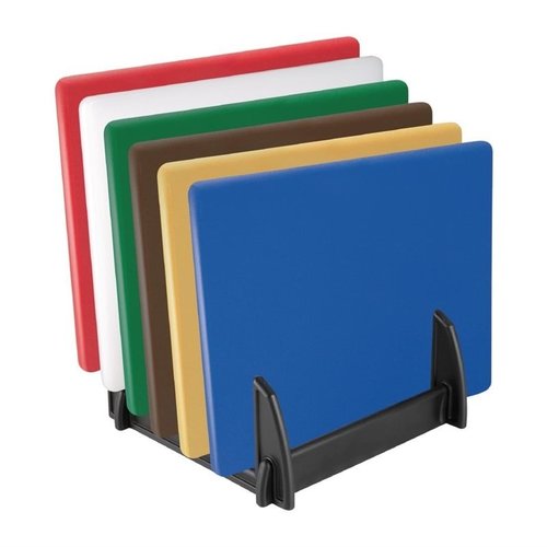 Hygiplas Black Plastic Chopping Board Rack Small Hygiplas Black Plastic Chopping Board Rack Small
