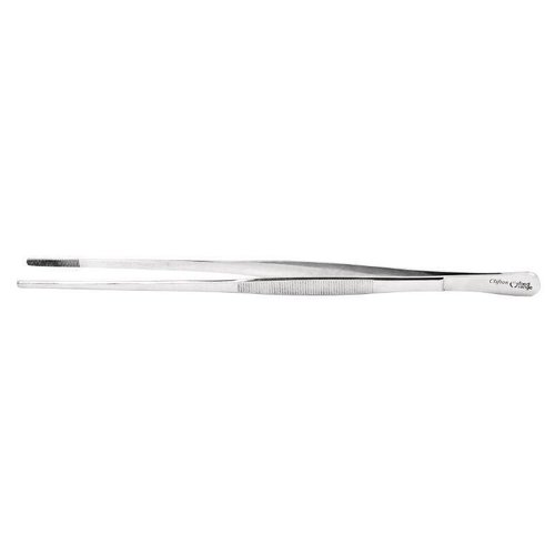 XXLselect Stainless Steel Round Tip Micro Tweezers 160mm