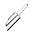 Vogue Stainless Steel Scoop 1 L, 150 mm, Silver