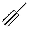 Vogue Stainless Steel Scoop 1 L, 150 mm, Silver