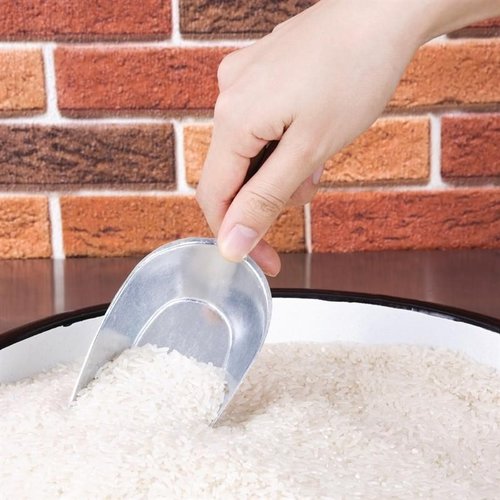 Vogue Wyprzedaż - Szufelka z aluminium 130 ml, 180 mm, srebrna Vogue Wyprzedaż - Szufelka z aluminium 130 ml, 180 mm, srebrna