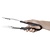 Vogue Colour Coded Black Serving Tongs 11"