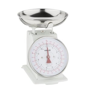 Weighstation Dial Gastronomic Scale to 5 kg with Round Bowl