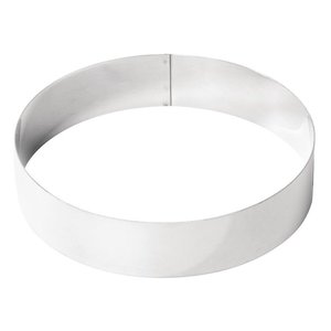 de BUYER Stainless Steel Mousse Ring 200 x 45mm de BUYER Stainless Steel Mousse Ring 200 x 45mm