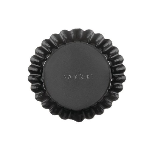 Vogue Non-Stick Quiche Tin With Removable Base 100mm Vogue Non-Stick Quiche Tin With Removable Base 100mm