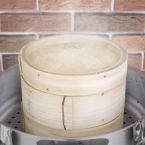 Vogue Bamboo Food Steamer 152mm Vogue Bamboo Food Steamer 152mm