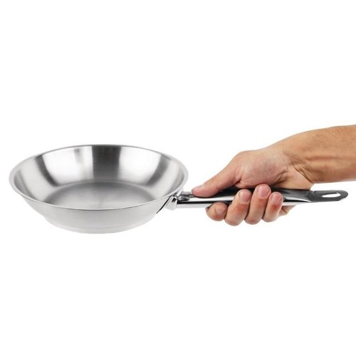 Vogue Patelnia do indukcji ze stali nierdzewnej Ø200 mm Vogue Patelnia do indukcji ze stali nierdzewnej Ø200 mm