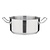 Vogue Stainless Steel 18/10 Low Pot 4,5 L Ø 240 mm
