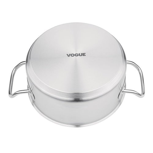 Vogue Garnek niski 4,5 L Ø 240 mm ze stali nierdzewnej 18/10