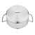 Vogue Stainless Steel 18/10 Low Pot 4,5 L Ø 240 mm