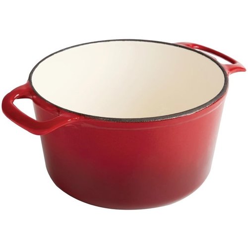 Vogue Red Round Casserole Dish 3.2Ltr Vogue Red Round Casserole Dish 3.2Ltr
