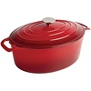 Vogue Red Oval Casserole Dish 5Ltr Vogue Red Oval Casserole Dish 5Ltr