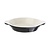 Vogue Black Cast Iron Round Gratin Dish 400ml