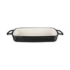 Vogue Black Rectangular Cast Iron Dish 1.8Ltr