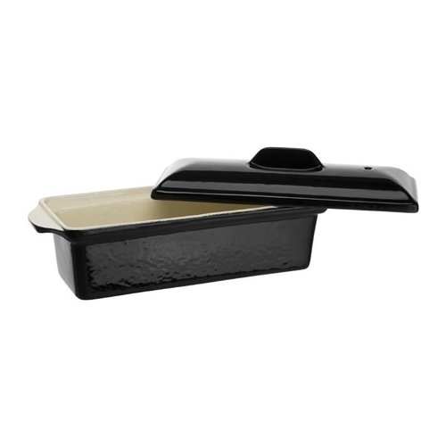 Vogue Black Cast Iron Pate Terrine Mould 1.3Ltr Vogue Black Cast Iron Pate Terrine Mould 1.3Ltr