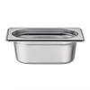 Vogue Stainless Steel Gastronorm Pan 1/9 65 mm Vogue Stainless Steel Gastronorm Pan 1/9 65 mm