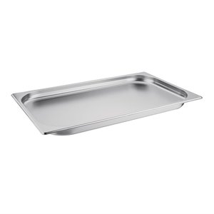 Vogue Stainless Steel Gastronorm Pan 1/1 20 mm Vogue Stainless Steel Gastronorm Pan 1/1 20 mm