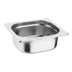 Vogue Stainless Steel Gastronorm Pan 1/6 65 mm Vogue Stainless Steel Gastronorm Pan 1/6 65 mm