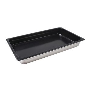 Vogue Stainless Steel Gastronorm Pan 1/1 40 mm with Non-Stick Surface Vogue Stainless Steel Gastronorm Pan 1/1 40 mm with Non-Stick Surface