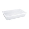 Vogue Polypropylene Container with a Lid GN 1/1 100 mm, Transparent (Pack of 2) Vogue Polypropylene Container with a Lid GN 1/1 100 mm, Transparent (Pack of 2)