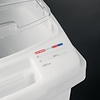Araven Transparent Mobile Ingredient Bin 80Ltr