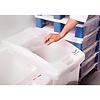 Araven Transparent Mobile Ingredient Bin 80Ltr