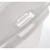 Araven Transparent Mobile Ingredient Bin 80Ltr
