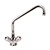 XXLselect Double Handle Deck Mounted Kitchen Faucet with Spout 200 mm