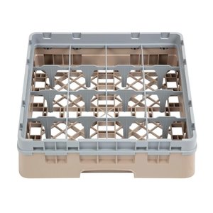 XXLselect Beige Dishwasher Glasses Basket 16 compartments / 500 x 500 x 143 mm XXLselect Beige Dishwasher Glasses Basket 16 compartments / 500 x 500 x 143 mm